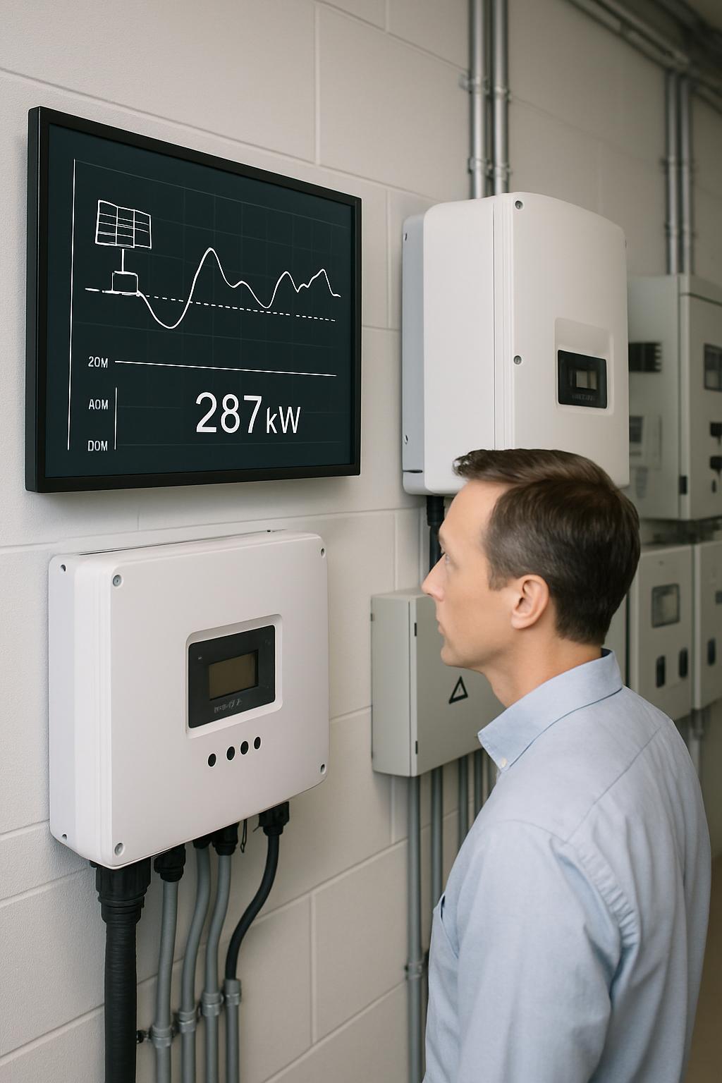 Engineers designing a solar system.
